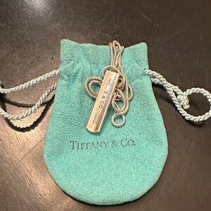 Tiffany & Co. Silver Pendant with Turquoise Pouch